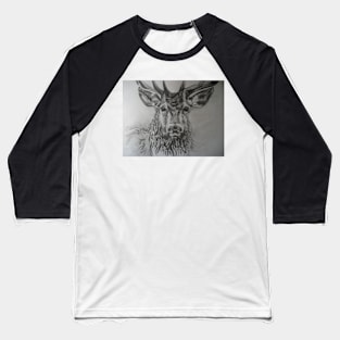 Deer gaze Baseball T-Shirt